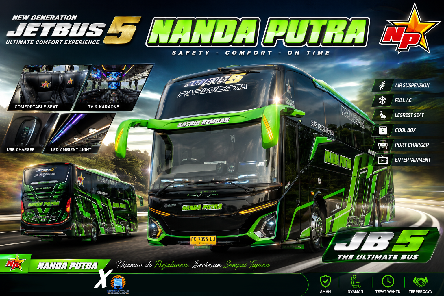 Bus Nanda Putra JB 5